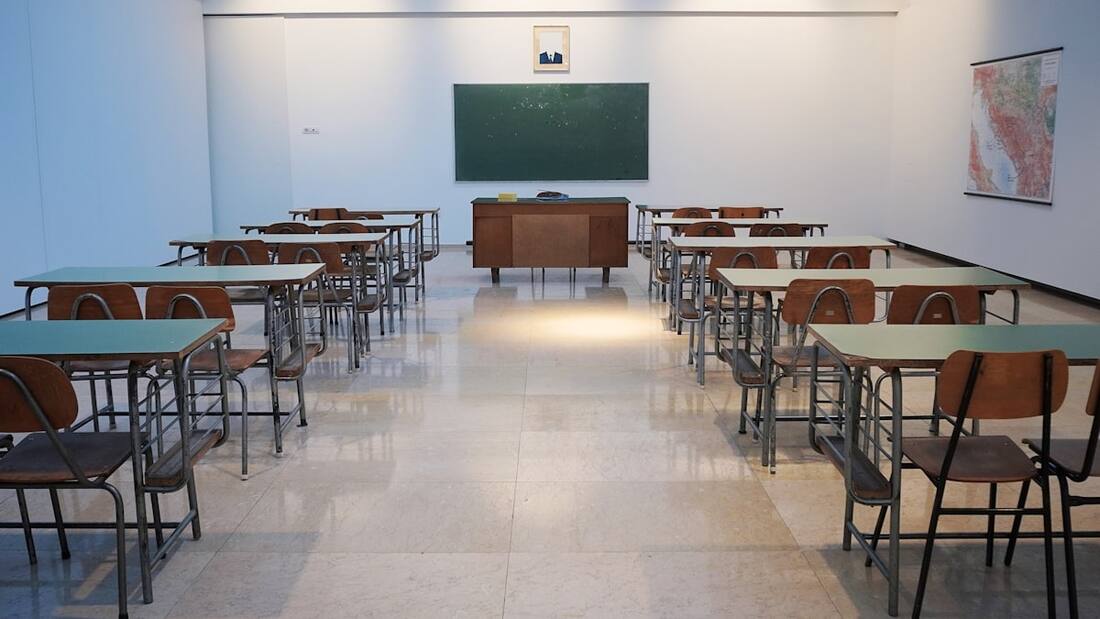 A tidy classroom